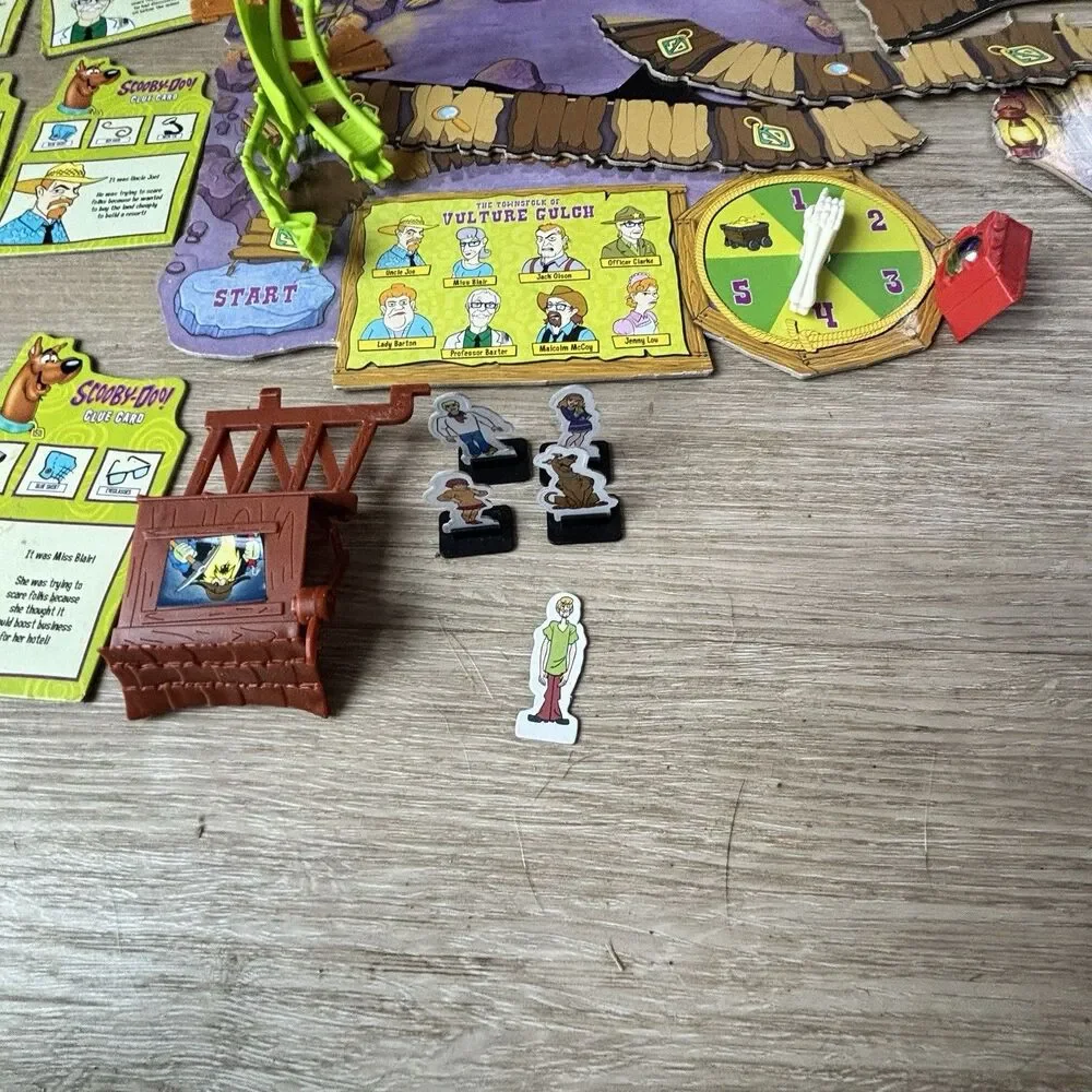 Pressman Scooby-Doo Mystery Mine 3D Board Game 2013  Boxed No Manual Mostly Comp